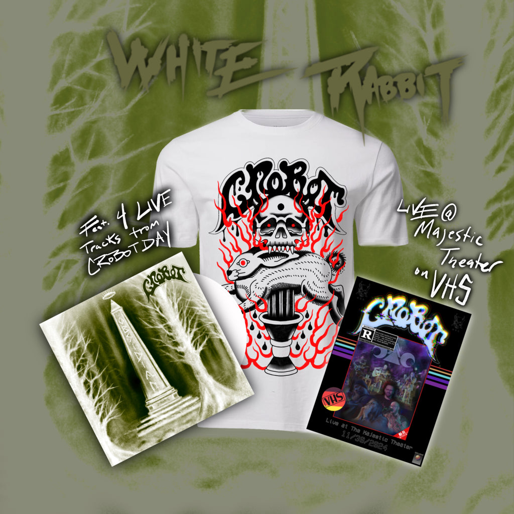 Pre-order Obsidian “White Rabbit” Deluxe Edition limited Vinyl with Shirt and VHS