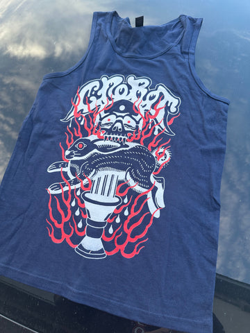 White Rabbit navy tank top