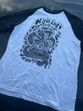 Cobra/skull, baseball Tee