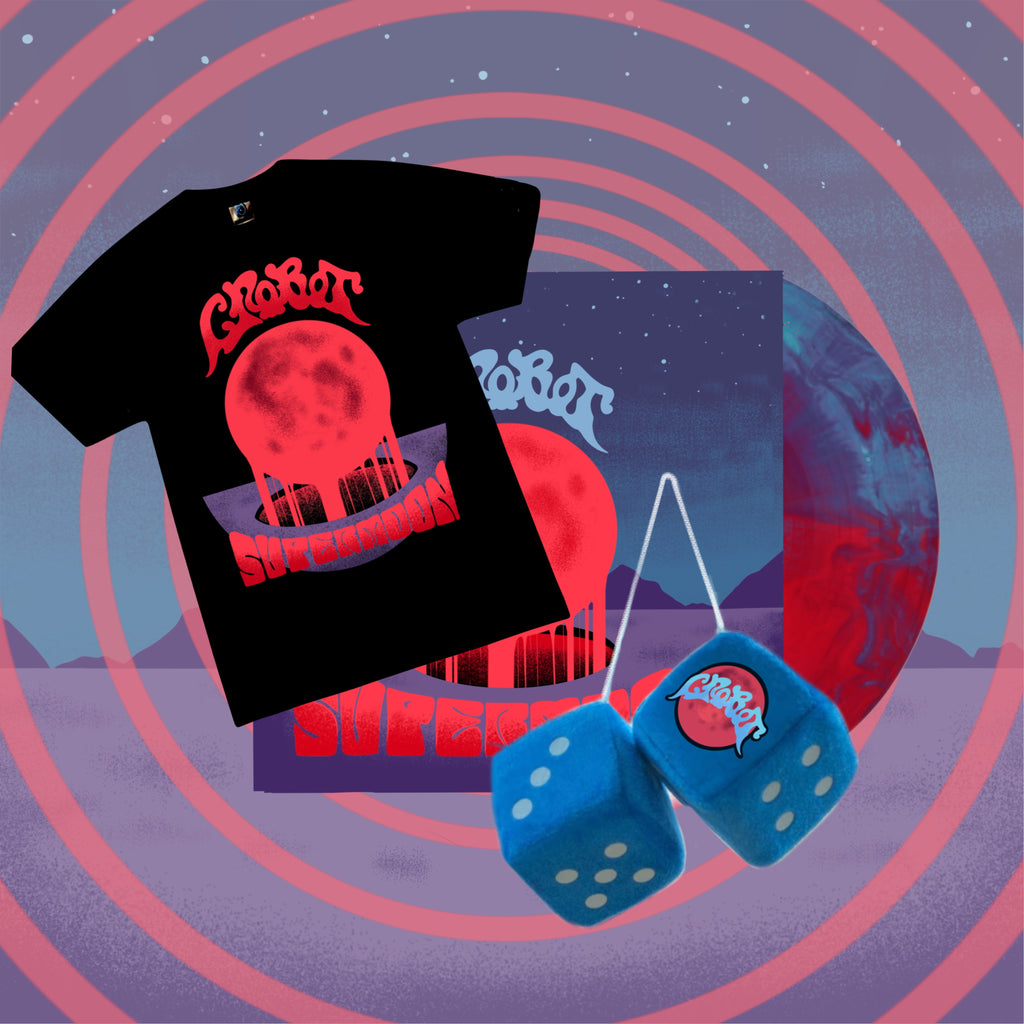 Supermoon Fuzzy Dice Vinyl pre order bundle